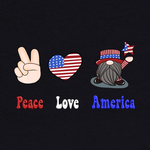 Peace Love America by The BlueJester